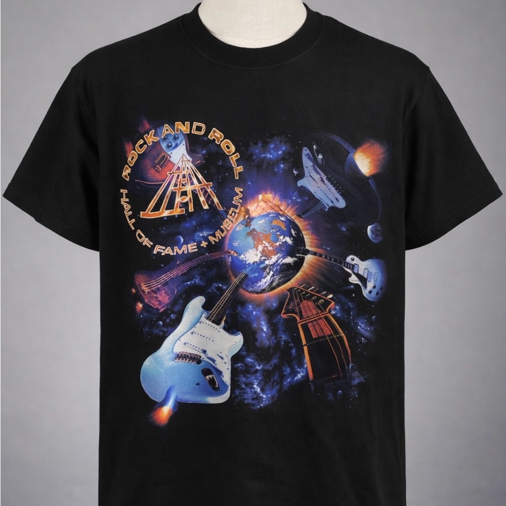 Rock & Roll Hall of Fame Museum Graphic T-Shirt Black Adult L NWT